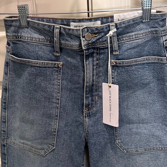 Just Black Medium Wash Utility Denim - Picture 2 of 13